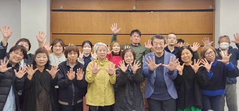 講演会後の記念写真